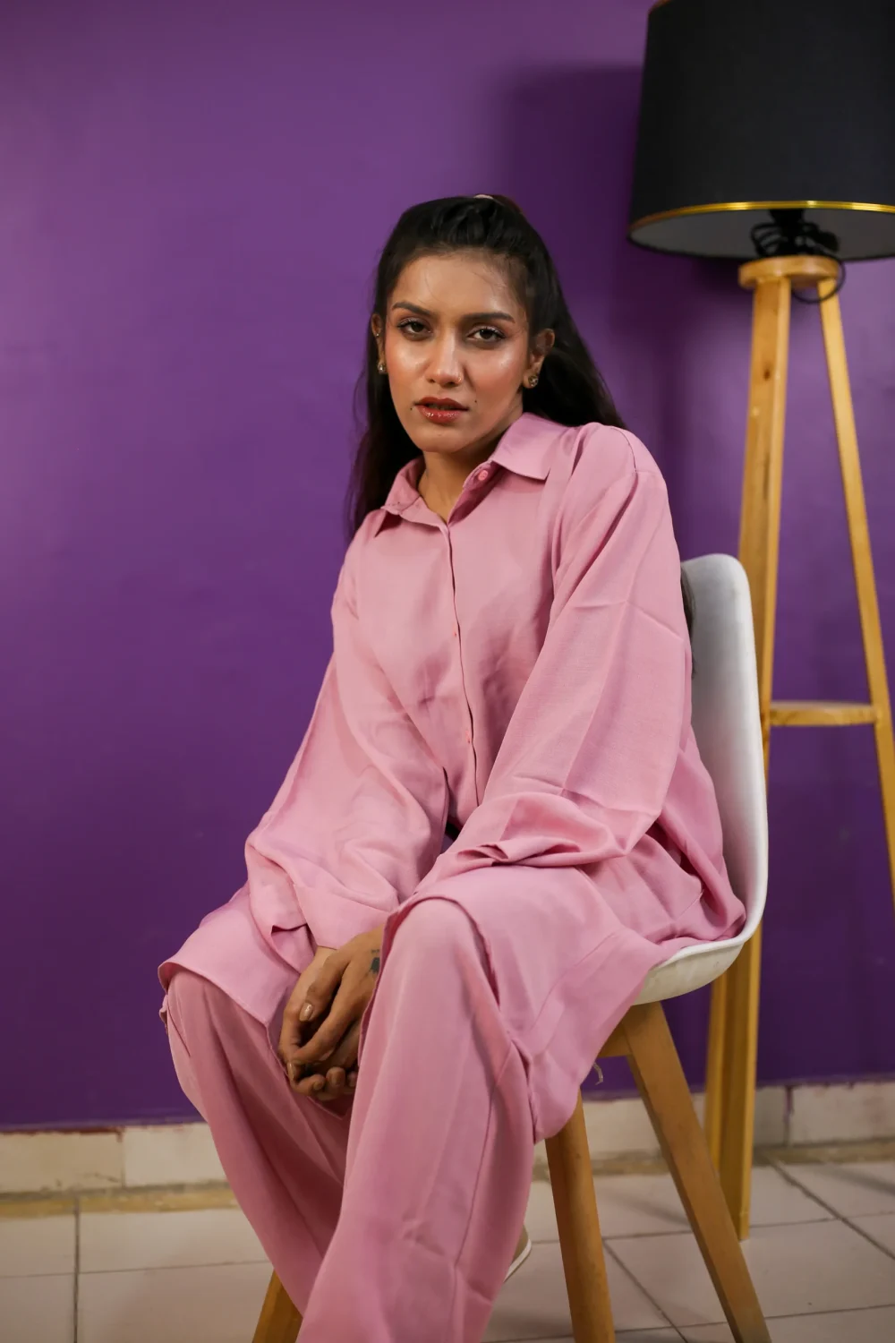 Baby Pink Georgette - Image 3